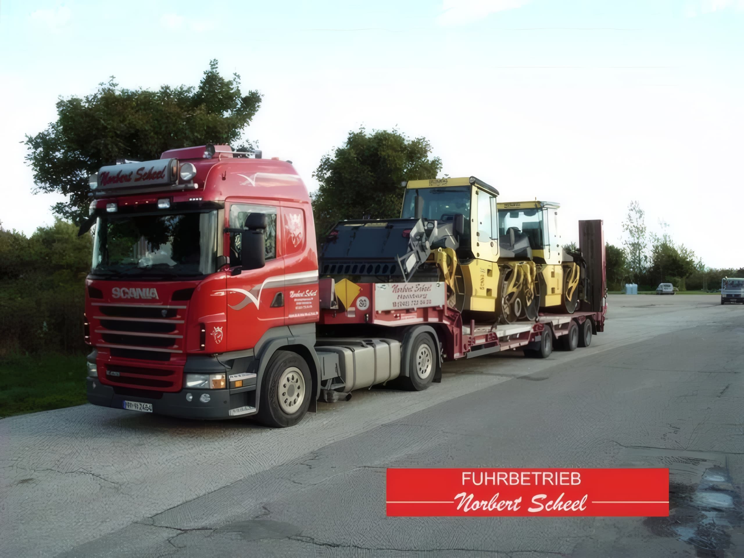 Schwertransport Fuhrbetrieb Scheel