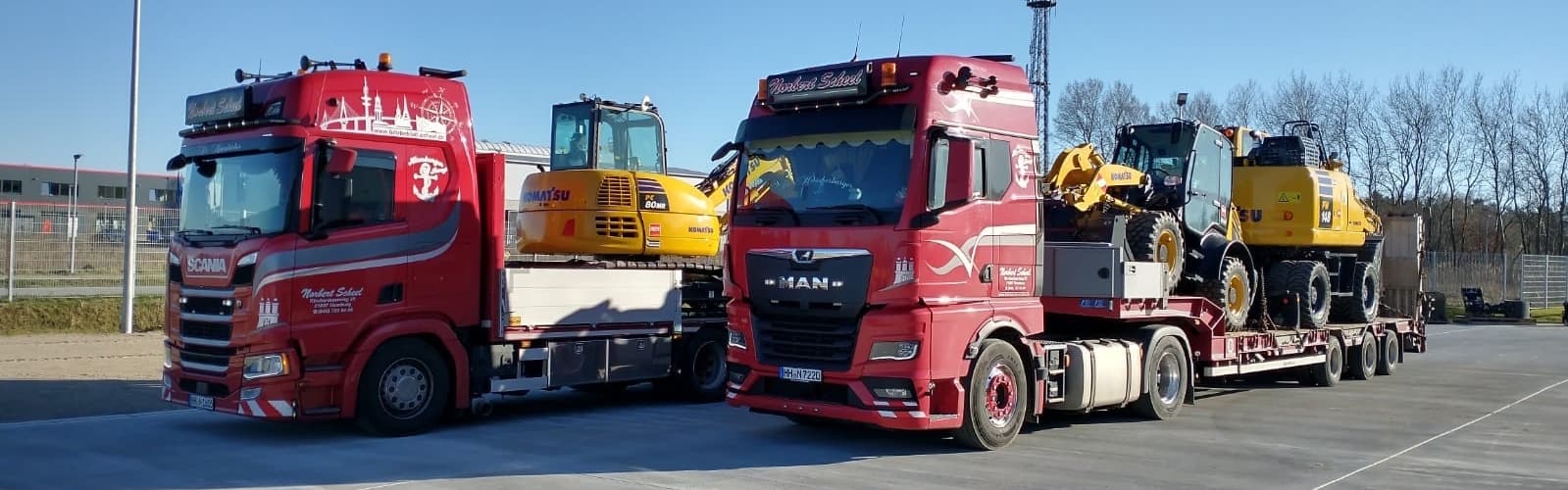 Schwertransport Fuhrbetrieb Scheel